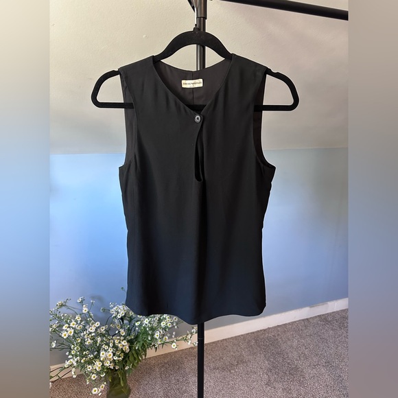 Emporio Armani Tops - Emporio Armani Black Sleeveless Blouse – Made in Italy – Size 38